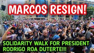 SOLIDARITY WALK FOR PRESIDENT RODRIGO ROA DUTERTE RALLY SA DAVAO