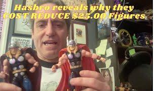 Hasbro's CEO reveals why they cost reduces action figures instead of raising the price?