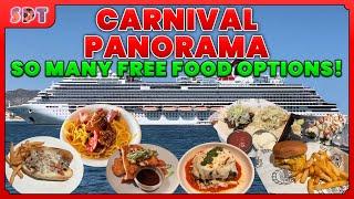 Carnival Panorama Restaurants and Menus - Included and Paid Options