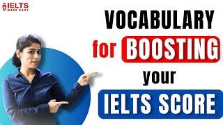 IELTS Vocabulary for Writing & Speaking | Just 12 Words to Score BAND-9 | IELTS Made Easy