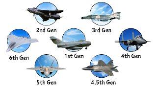 EVERY Gen Fighter Jet EXPLAINED in 11 Minutes!