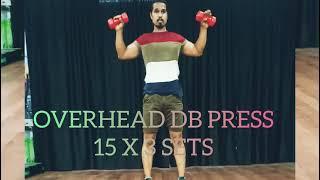 FAT BURNING MUSCLE GROWTH FULLBODY EASY WORKOUT BY DUMBEL AT HOME  - FIT WITH GAJENDRA PARONIYA