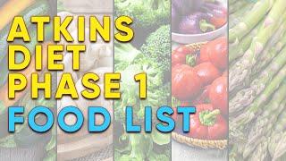 Atkins Diet Phase 1 Food List | true facts