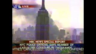 Live TV on 9/11/01- Flipping through the channels