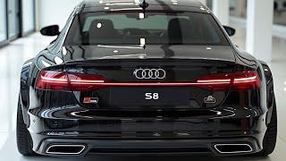 Новая Audi S8 2025 - заниженная роскошь с 563 -сильным ударом!