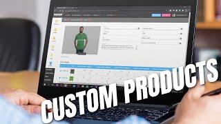 New Feature, Custom Products Version 1.0 Live on The Print Life Shop Management Software.