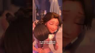 Meeting My Younger Self: Honest Reaction| Tangled | #shorts | @disneyindia