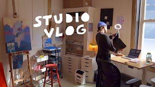 hang out with me in my art studio