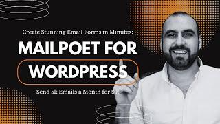 MailPoet for WordPress: Send 5k Emails a Month for $0!