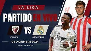  REAL MADRID VS ATHLETIC BILBAO PARTIDO EN VIVO / LIGA ESPAÑOLA - JUEGA MBAPPE