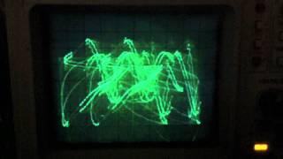 Oscillofun on a Tektronix 2465B