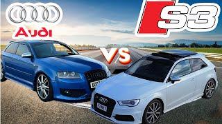 AUDI S3 8V VS AUDI S3 8P WHICH ONES FASTER OVER A 1/4 MILE AND ROLL RACE