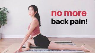 10min BEST Yoga Stretches for Lower Back Pain, Knee Pain and Imbalanced hips (a High Hip)