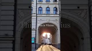 Beautiful Vilnius. The full video on my channel. #europe #vilnius #lithuania #weekendtrip #vlog