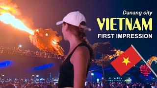 Russian girl first time in Vietnam (Da Nang city). I didn't expect to see it!