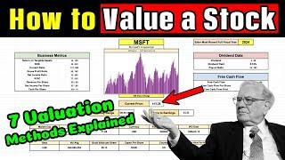 How to Value a Stock! (7 Ways to Calculate Intrinsic Value)