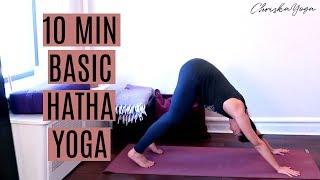 10 Min Basic Hatha Yoga for Beginners | Beginners Yoga Routine | ChriskaYoga