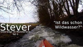 Auf der oberen Stever bis nach Senden (Teil 2) ~45cm - Kleinfluss Kajak in NRW, Münsterland