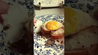 Fried egg, Truffle & grated parmesan breakfast on toast. #shorts