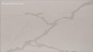 Quartz countertops that look like Calacatta marble