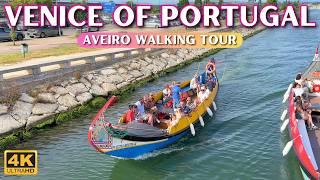 Venice of Portugal, Aveiro  4K City Walking Tour 2024 [With Captions]