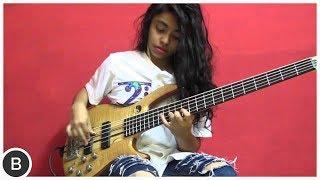 AMAZING YOUNG BASSIST MOHINI DEY