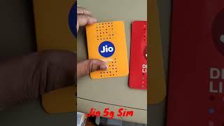 Jio 5g Sim unboxing