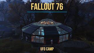 Fallout 76 Camp Build - UFO - Adventure mode