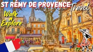 Saint-Rémy-de-Provence  Beautiful Medieval Villages  French Village Walking Tour 