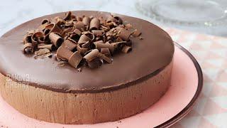 It Tastes Like Ice Cream! No-Bake, Quick & Easy Chocolate Mousse Cake