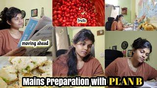 A Day in my life as UPSC Aspirant  | Mains Preparation with Plan B|| UPSC STUDY VLOG UPSC  Prelims