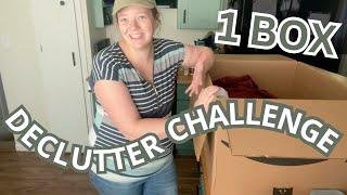 Fill This Box BEFORE the Donation Center Closes! Decluttering Random Things!