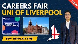 University of Liverpool Careers Fair – Over 80 Employers!  Find jobs in UK 2024 | Watch now 