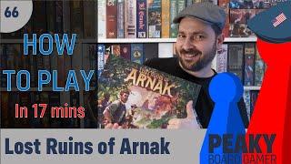 How to play Lost Ruins of Arnak board game - Full teach - Peaky Boardgamer