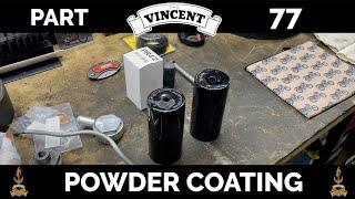 Restoration of 1951 Vincent Rapide - Part 77 - Powder Coating test