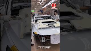 Immersive car building The whole process of car roof assembly Part 01