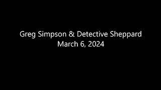 Simpson on March 6, 2024 - Claims AARON MAUS is his Atty.