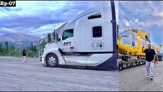 Alaska Highway pe Raat ko Driving ka Risk nhi lena chahiye tha  | Truck Trip to Yukon, Canada