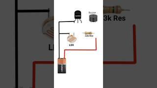 How to make Laser home security system (science project)#shorts #youtubeshorts #shortsvideo #vairal