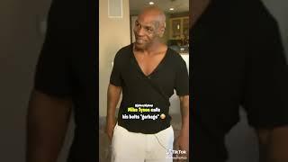 #MikeTyson calls his belts garbage  FOLLOW for more vids‼️ #julseyhiphop #boxing #boxer # #shorts