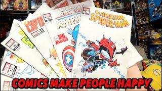 Talking Comic Books Live with Collectors Confessions! Comics Make People Happy Edition!