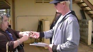 Fmr MLB Player Doug Bair Signing Autographs