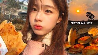 혼자 떠나본 청주여행 vlog / 1박2일 동안 2번 간 맛집, 짐가방 소개