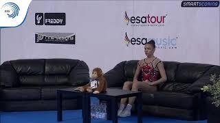 Daria Tikhonova (RUS) - 2017 Aerobics European silver medallist, junior individual women