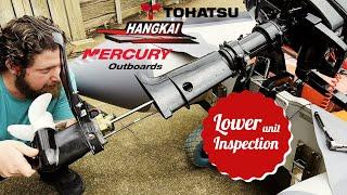 Hangkai/Mercury/Tohatsu Lower Unit Removal and Inspection