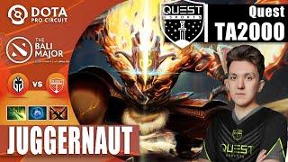 GG vs QUEST | IMPRESSIVE TA2000'S JUGGERNAUT HARD CARRY GAMEPLAY | DOTA 2 BALI MAJOR 2023 Highlights
