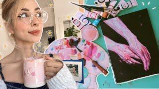 Art Vlog  painting, packing prints, self motivating  \\ Jim Reno