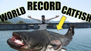 Catching the DAM MONSTER (Short Documentary) World Record Catfish in Historical Deep Lake!