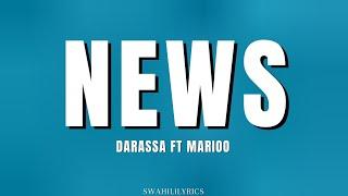 Darassa ft Marioo - News (lyrics)