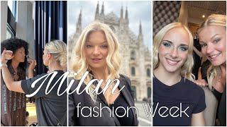 Vlog Mediolan // Fashion week// tutorial makijażu// pokazy mody zza kulis